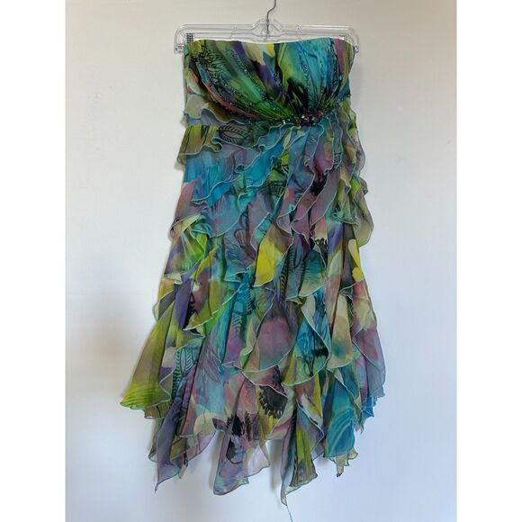 Cache Strapless Multicolor Dress - Picture 5 of 12